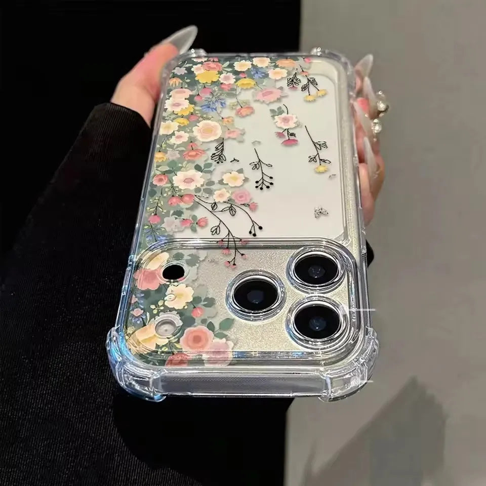 Hot Sale Colorful Flowers Phone Case For iPhone