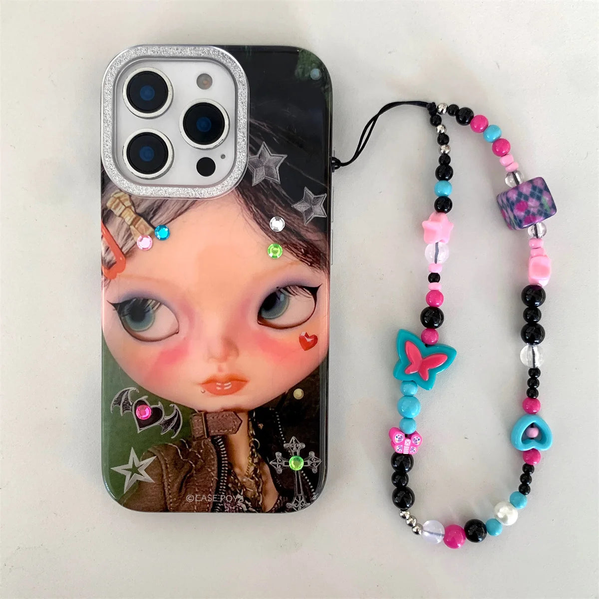 New Cute Cartoon Pink Little Girl Phone Case For iPhone