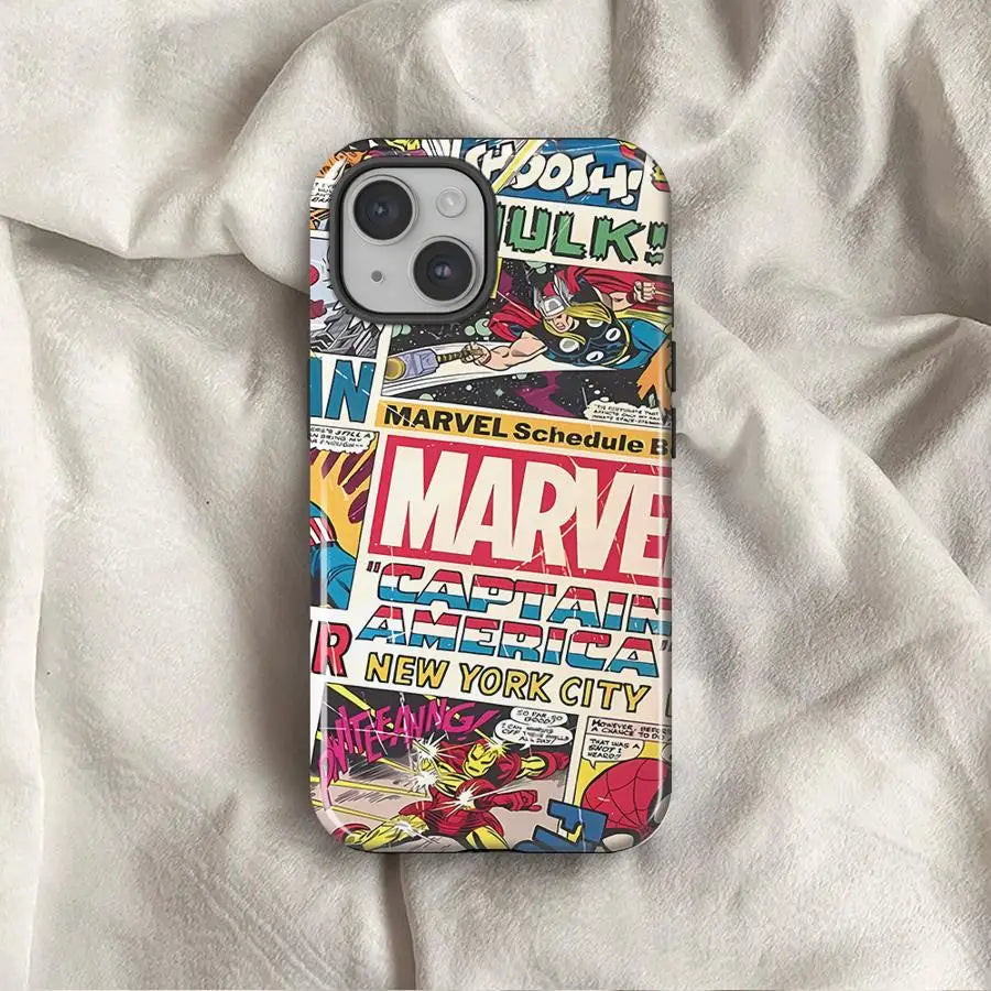 Marvel Spider Man Iron Man Phone Case For Apple iPhone