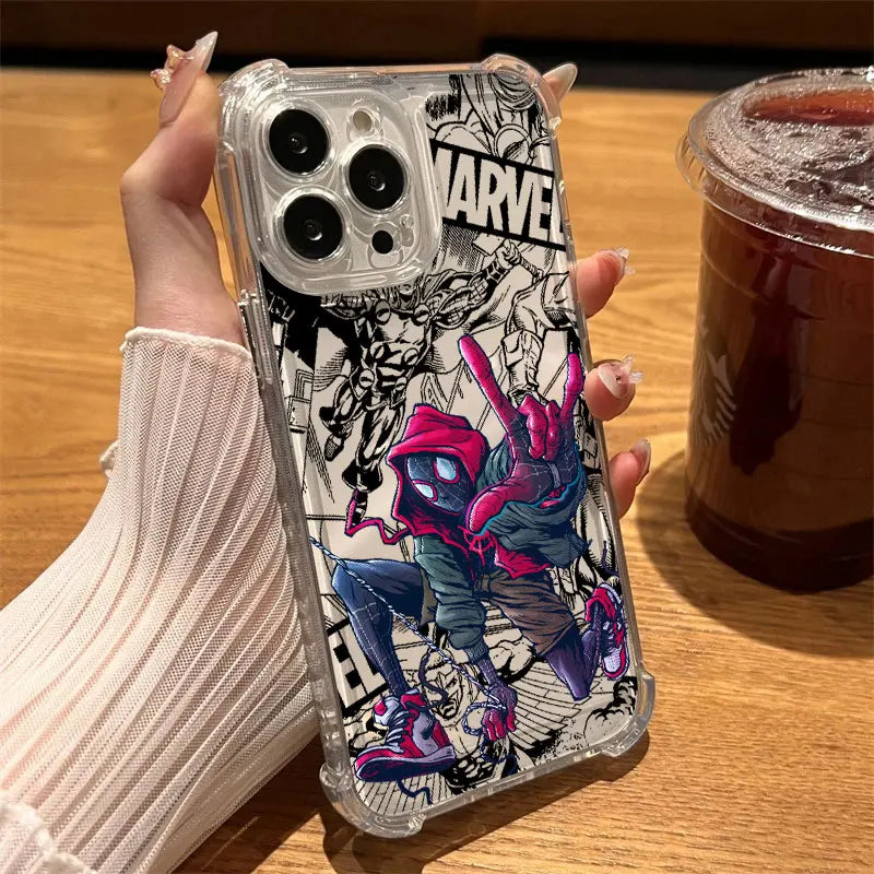 Cool Marvel Spider Man Venom Clear Case For iPhone