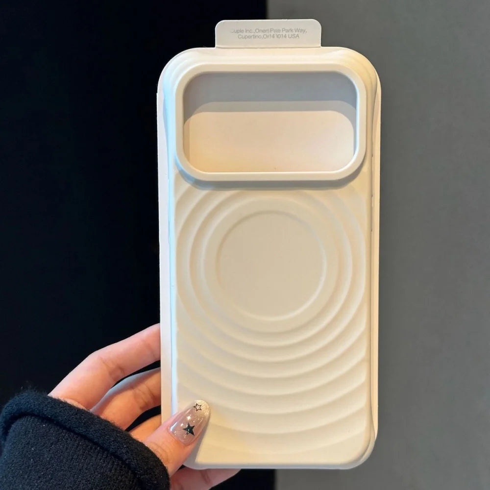 Water Ripple MagSafe Silicone iPhone Case – Shockproof