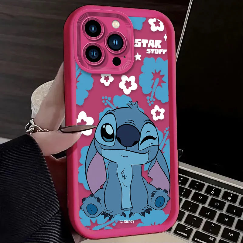 Cartoon Animation Stitch Phone Case For iPhone