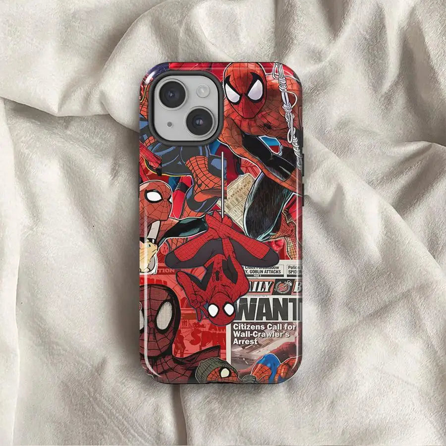 Marvel Comics Spiderman Phone Case For Apple iPhone