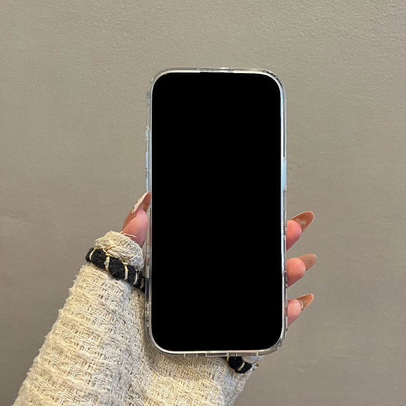 Fashion Pink Lip Print Magnetic Wireless Charing Phone Case