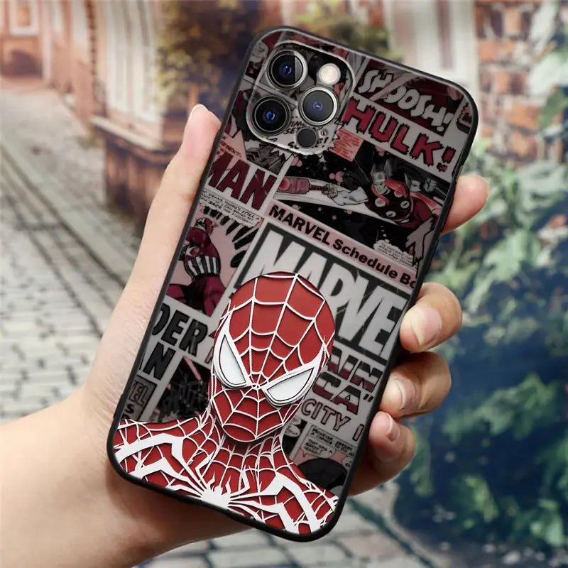 Spiderman Marvel Phone Case For iPhone