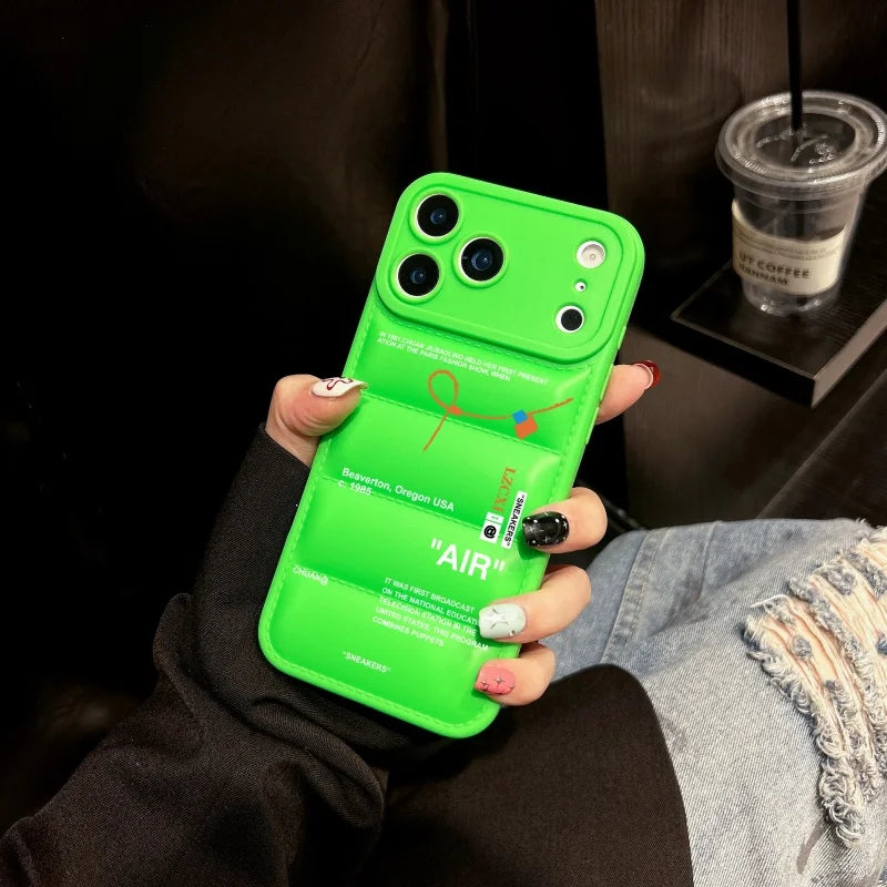 Luxury Sneakers Down-Filled Phone Case For iPhone