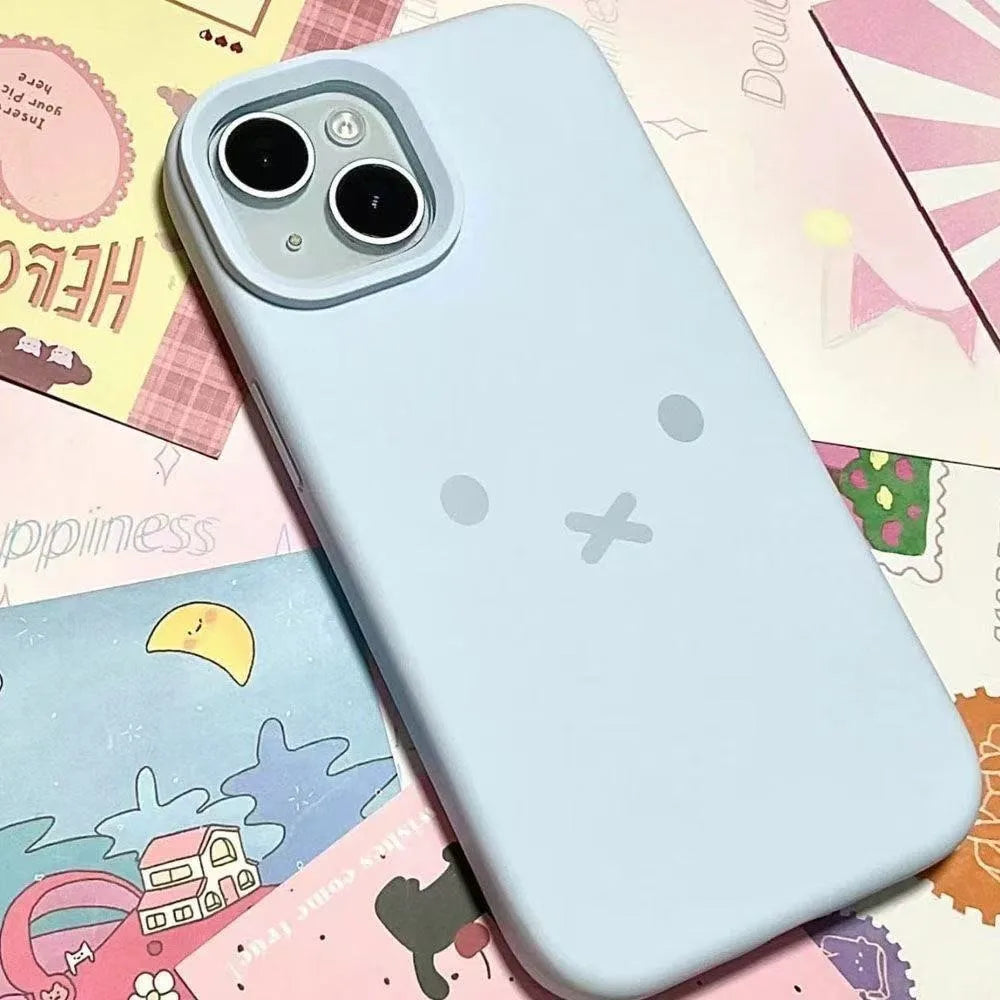 Cute Miffy Kawaii Silicone Phone Case For iPhone