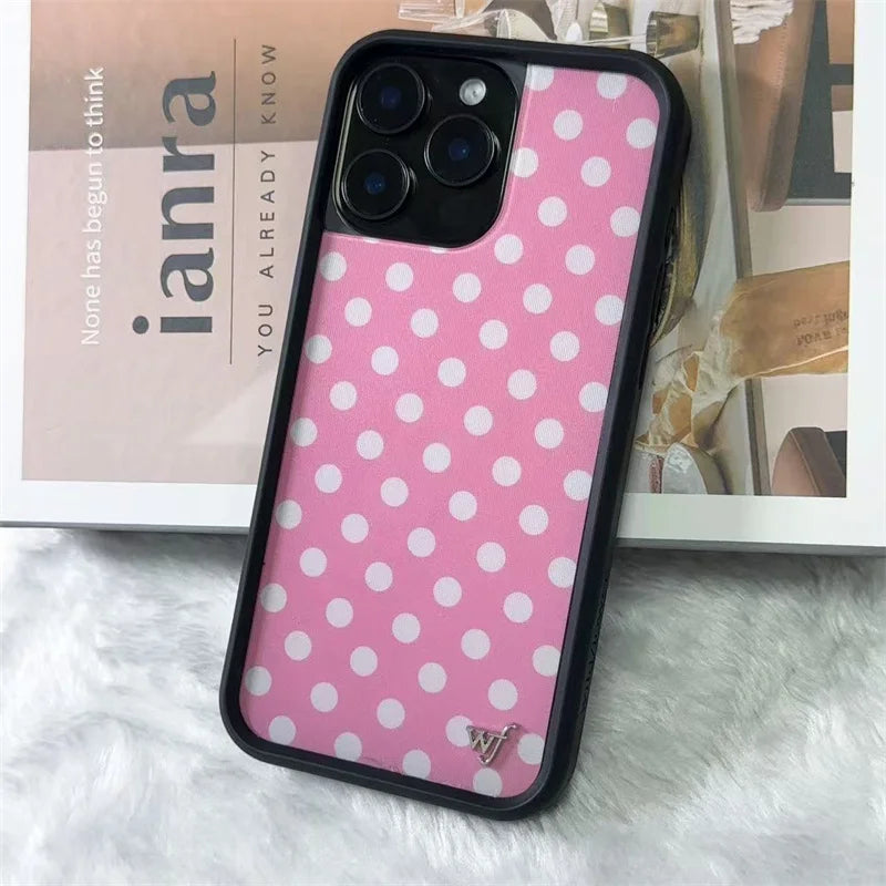 Wildflower Ins 3D Bikini Girl Poker A Flower Phone Case For iPhone