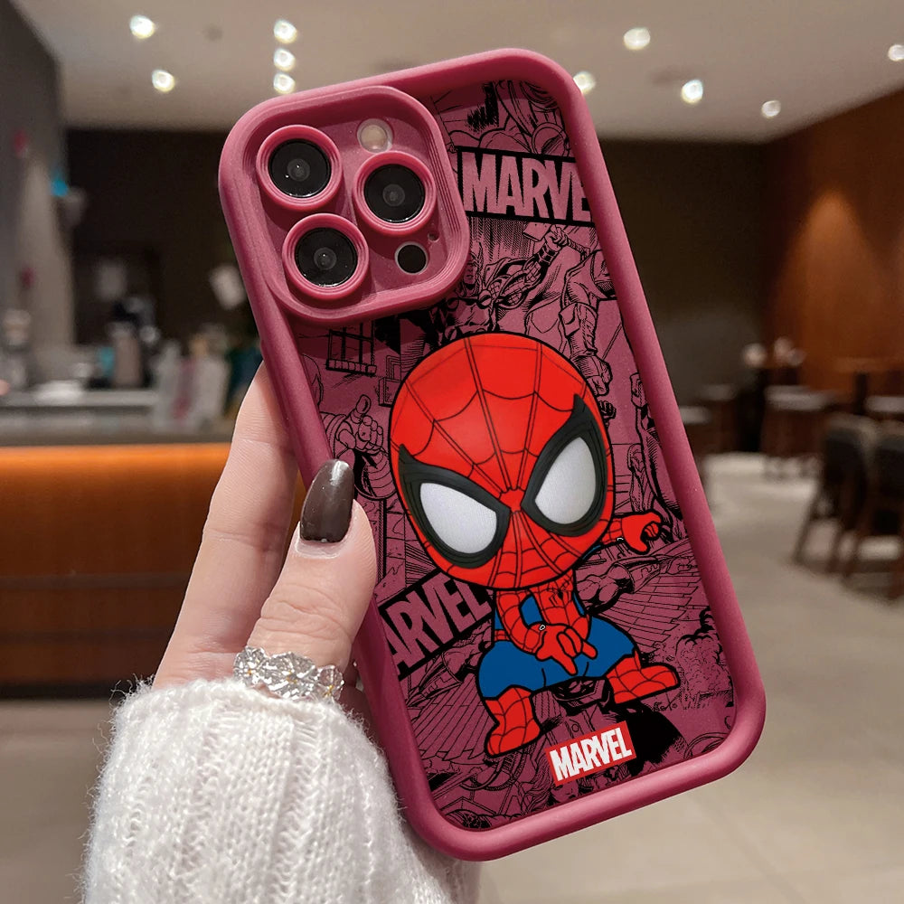 Spiders Phone Case For Mans iPhone Soft Back Cover