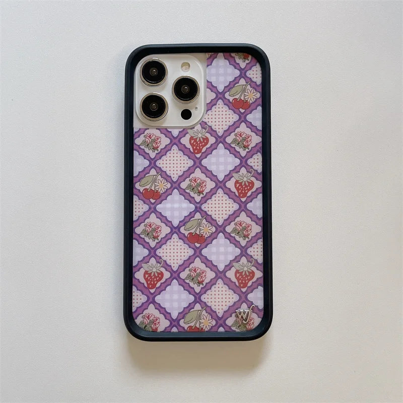 Wildflower 3D Cake Mushrooms Phone Case For iPhone