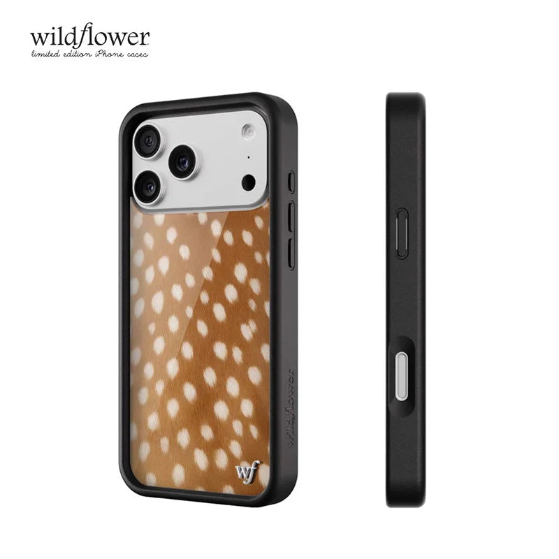 Wildflower Fawn Phone Case For iPhone