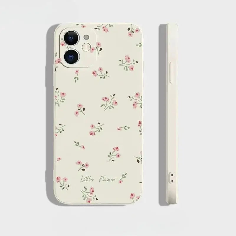 Small Floral Flower Phone Case For iPhone
