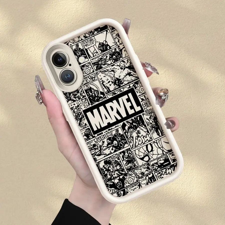 Marvel Spiderman Ironman Cool Phone Case For iPhone