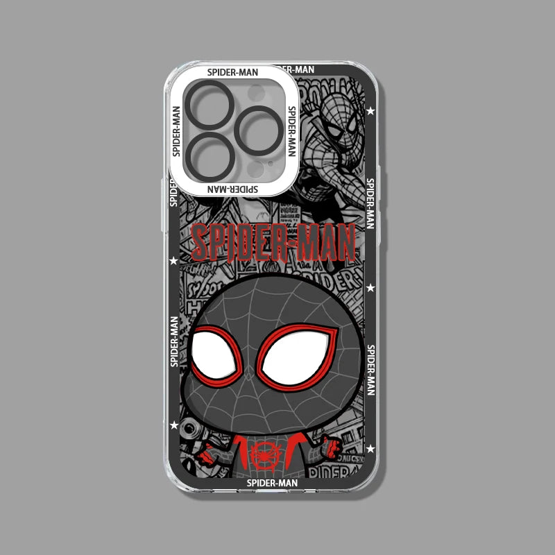 Marvel Spider Man Silicone Phone Case For iPhone