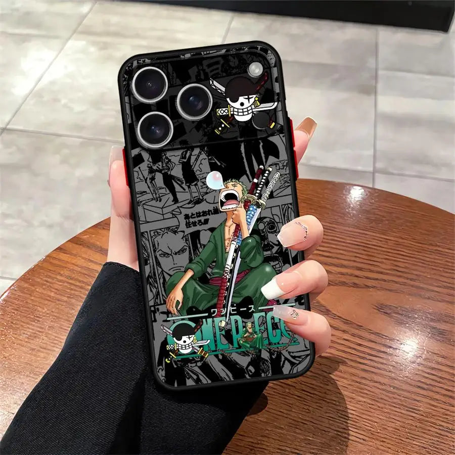 Case For iPhone Mini Back Phone Cover Ones Pieces Luffys Zoros