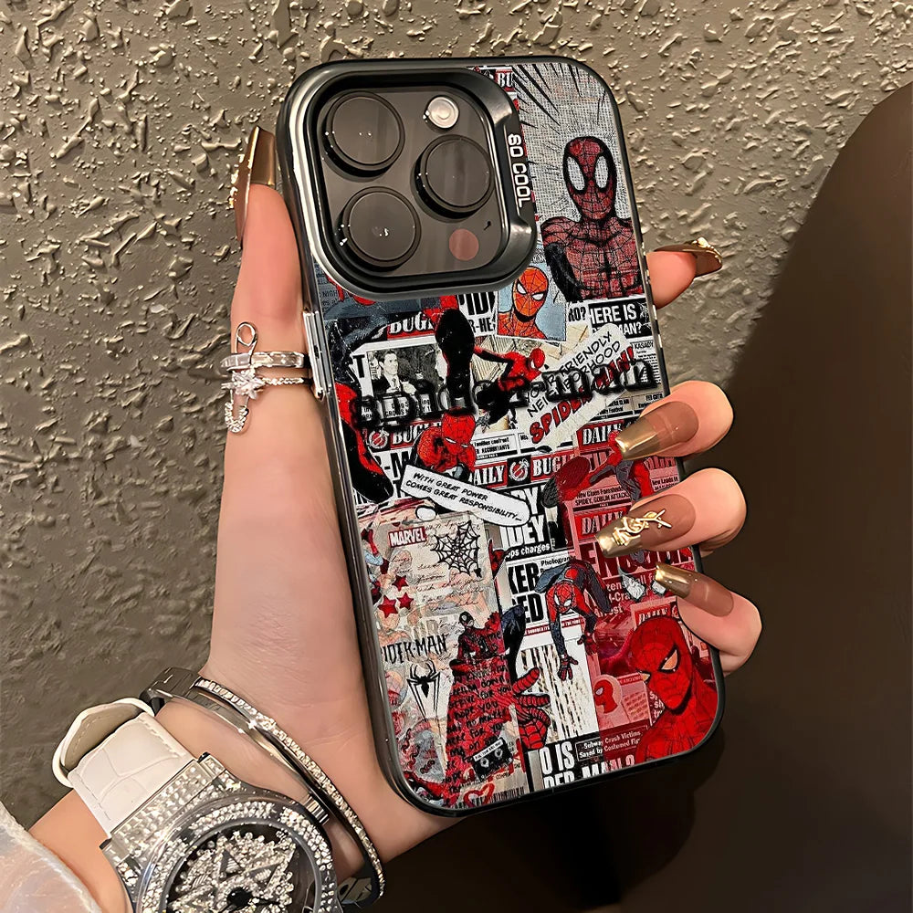 Marvel Cool Spider Man Phone Case For iPhone