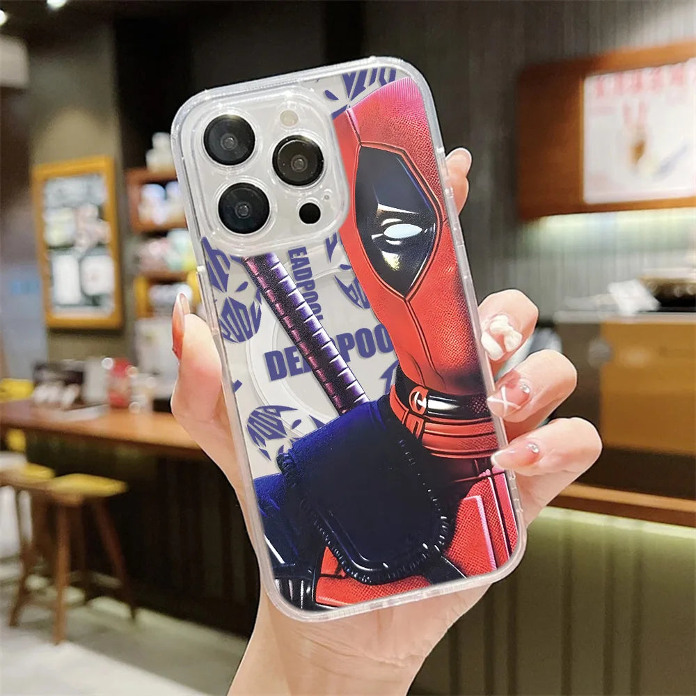 Anime Marvels Spider Man Magnetic Phone Case For iPhone