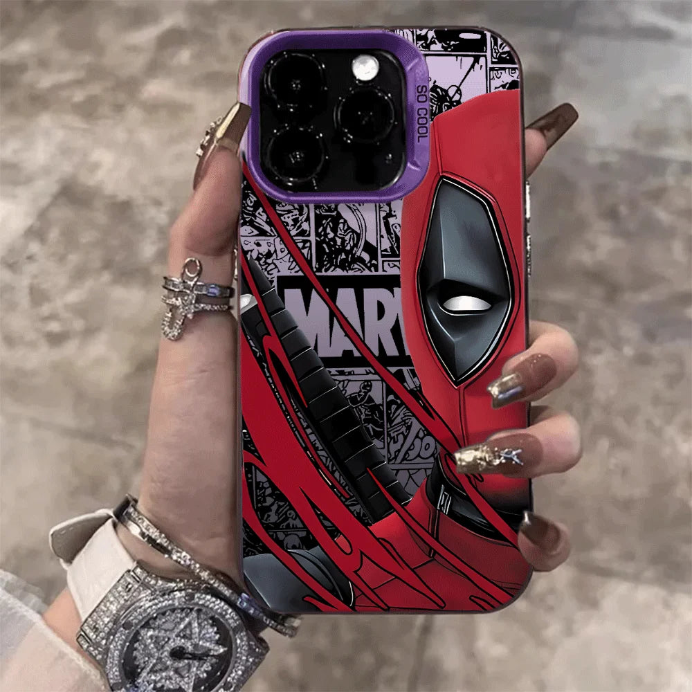 Marvel Universe Deadpool Cool Phone Case For iPhone