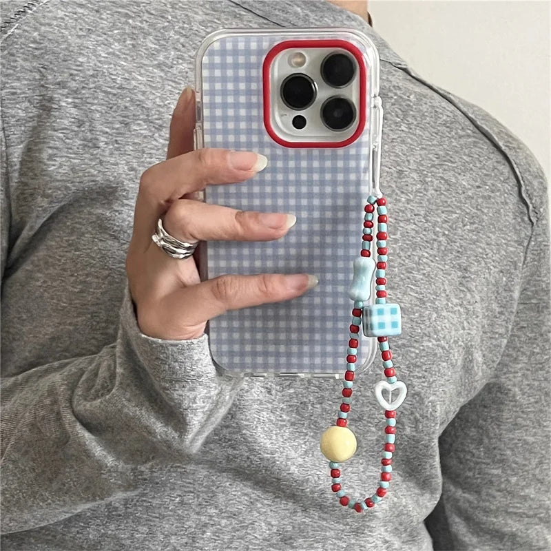 Crystal Transparent White Light Phone Case