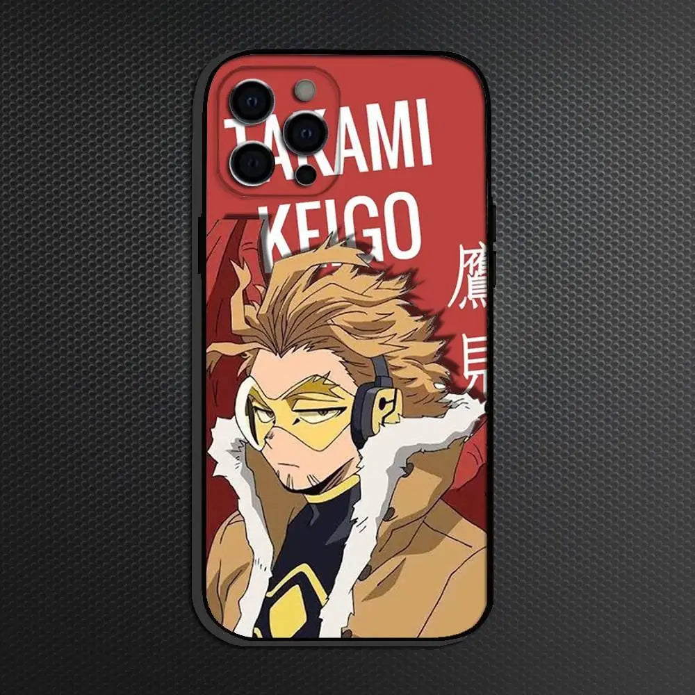 My Hero Hawks Phone Case For iPhone Others Soft Black Cover