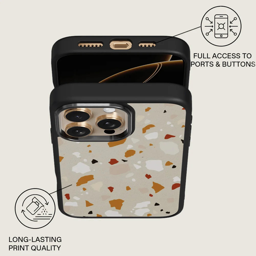 Magnetic Stone Printing Hard Glossy Shockproof iPhone Case