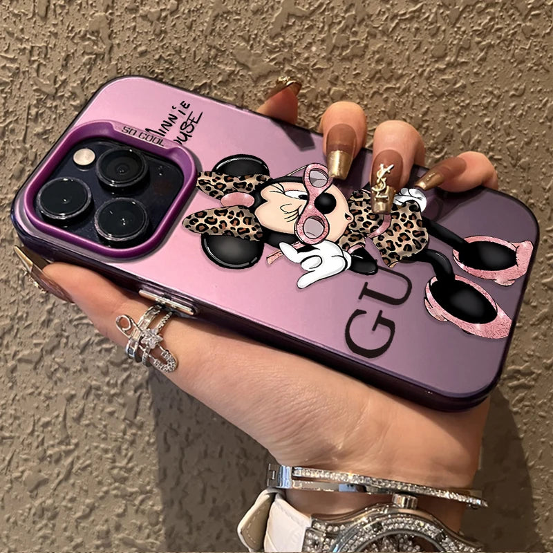 Disney Minnie Cute Creative Hard Phone Case For IPhone