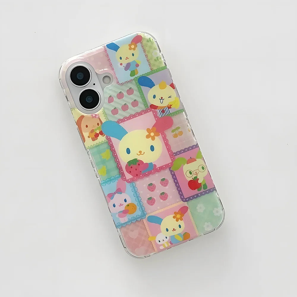 Creative Kawaii Rabbit Phone Case For iPhone
