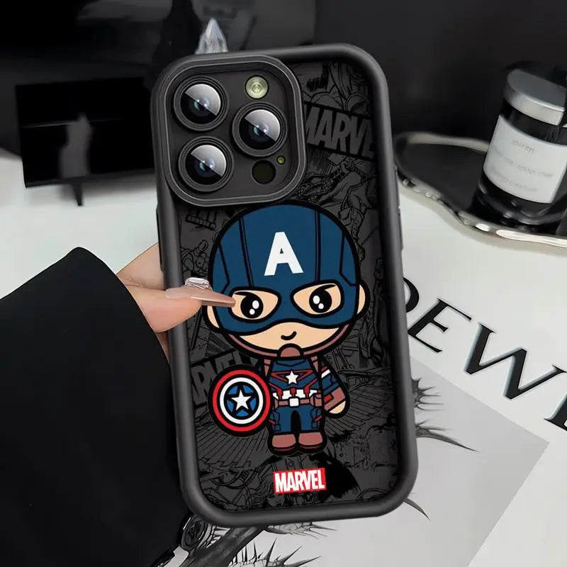 Marvel Captain America Black Panther Phone Case