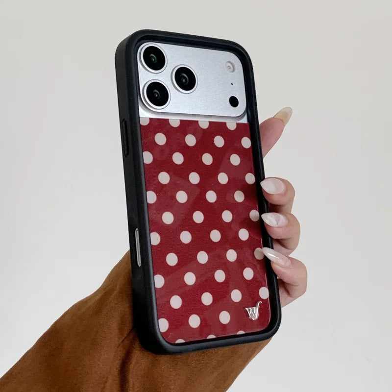 Wildflower 3D Polka Dots Phone Case For iPhone