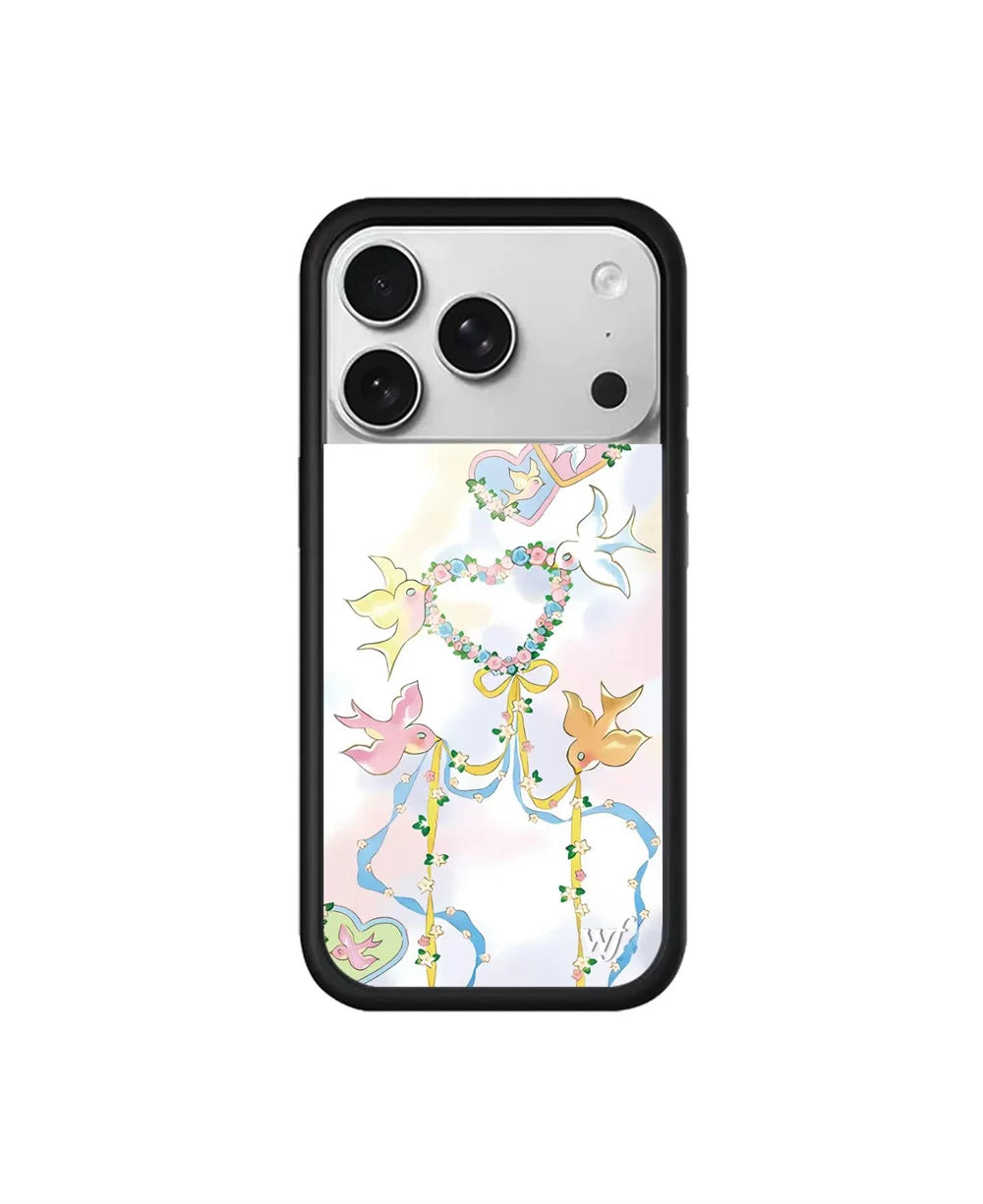 Cherry Puppy Flash Diamond Phone Case