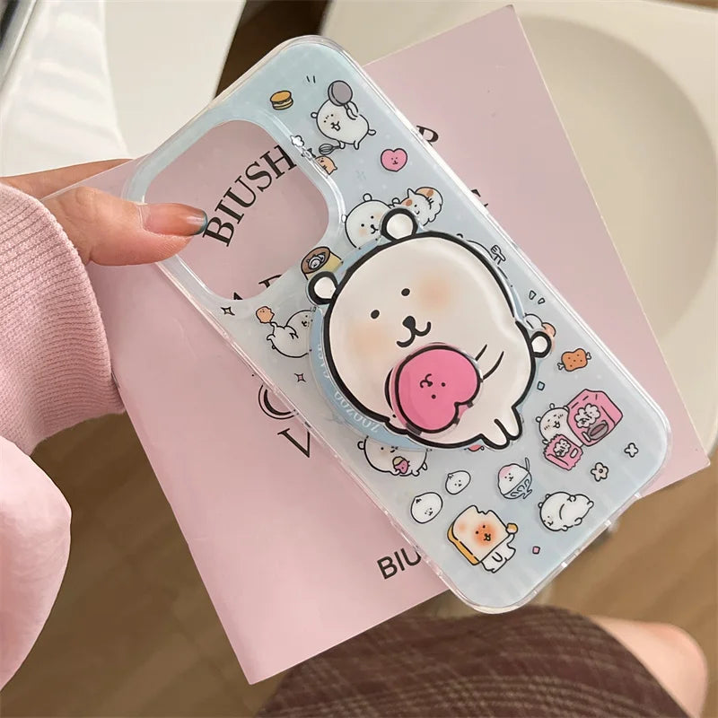 Kawaii Cartoon Magnetic Phone Case