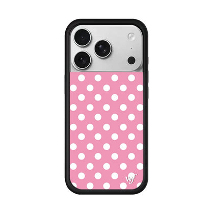 New Wildflower INS Cherry Polka Dot Phone Case For iPhone
