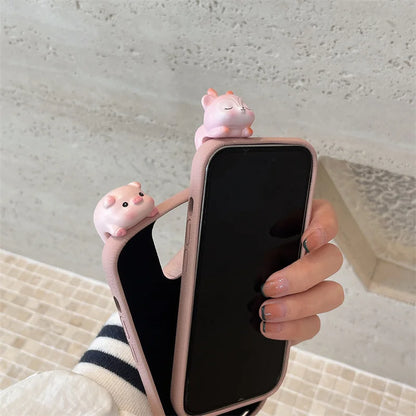 Cute Cartoon Animal Phone Cases For iPhone