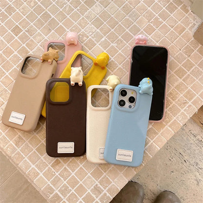 Cute Cartoon Animal Phone Cases For iPhone