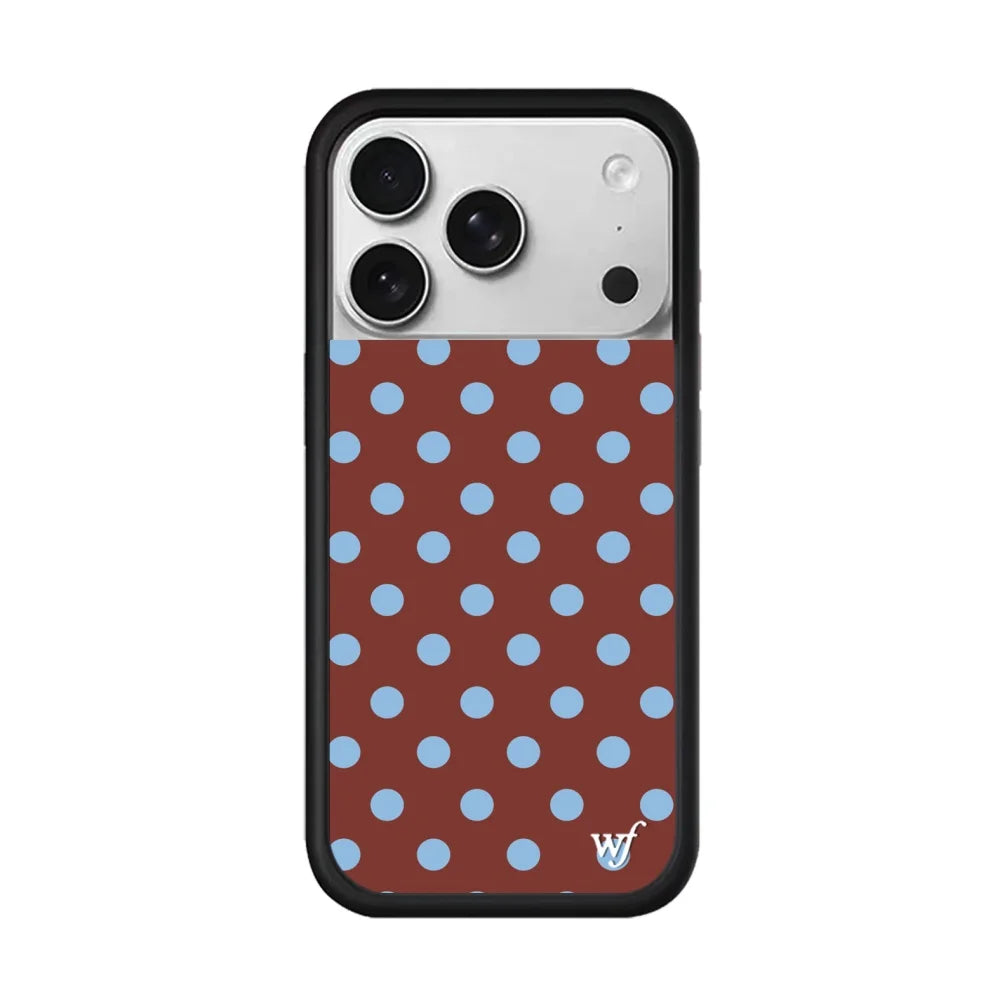 New Wildflower INS Cherry Polka Dot Phone Case For iPhone