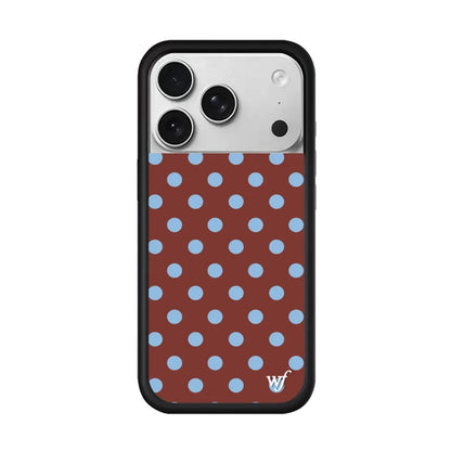 New Wildflower INS Cherry Polka Dot Phone Case For iPhone