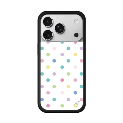 New Wildflower INS Cherry Polka Dot Phone Case For iPhone