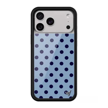 New Wildflower Cherry Strawberry Polka Dot Phone Case For iPhone Cute Cartoon Cover