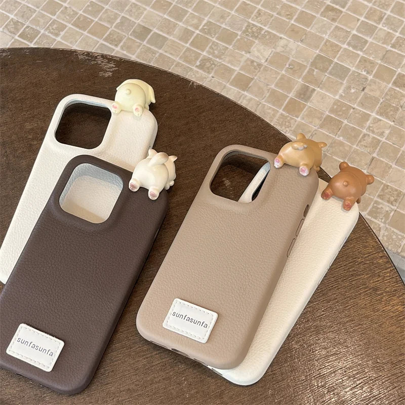 Cute Cartoon Animal Phone Cases For iPhone