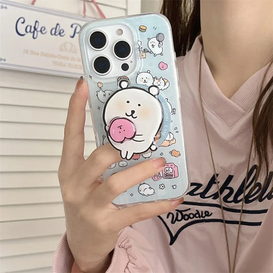 Kawaii Cartoon Magnetic Phone Case