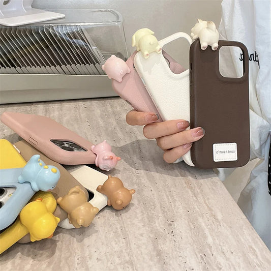 Cute Cartoon Animal Phone Cases For iPhone