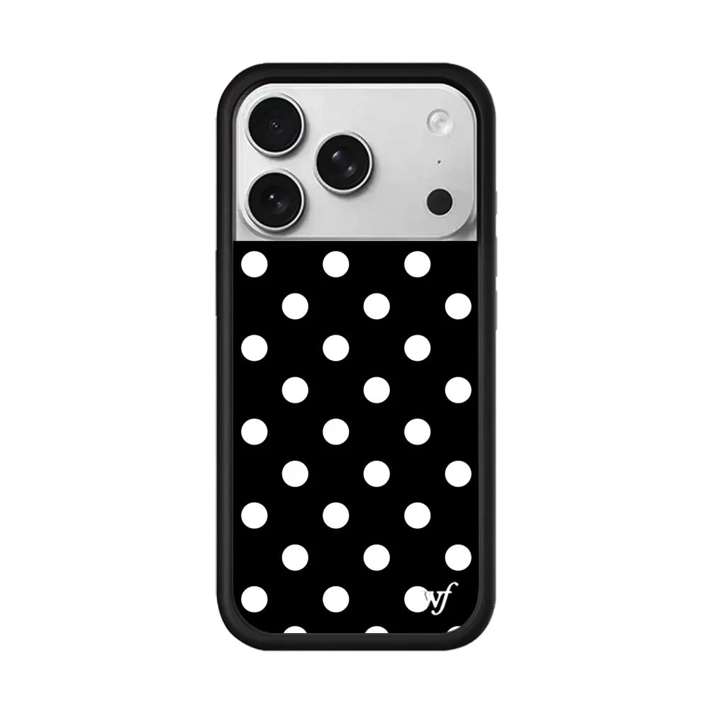 New Wildflower INS Cherry Polka Dot Phone Case For iPhone