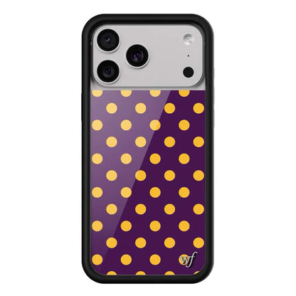 New Wildflower Cherry Strawberry Polka Dot Phone Case For iPhone Cute Cartoon Cover