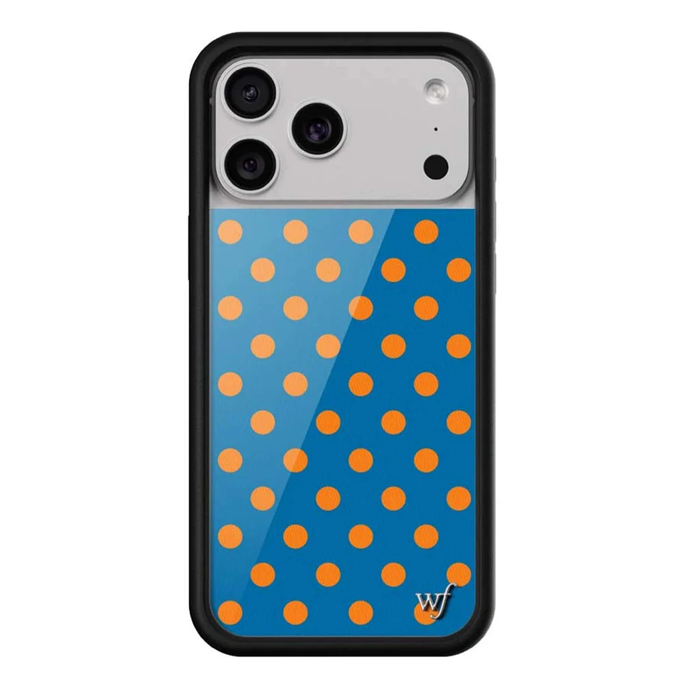 New Wildflower Cherry Strawberry Polka Dot Phone Case For iPhone Cute Cartoon Cover