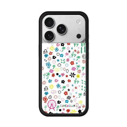 New Wildflower INS Cherry Polka Dot Phone Case For iPhone