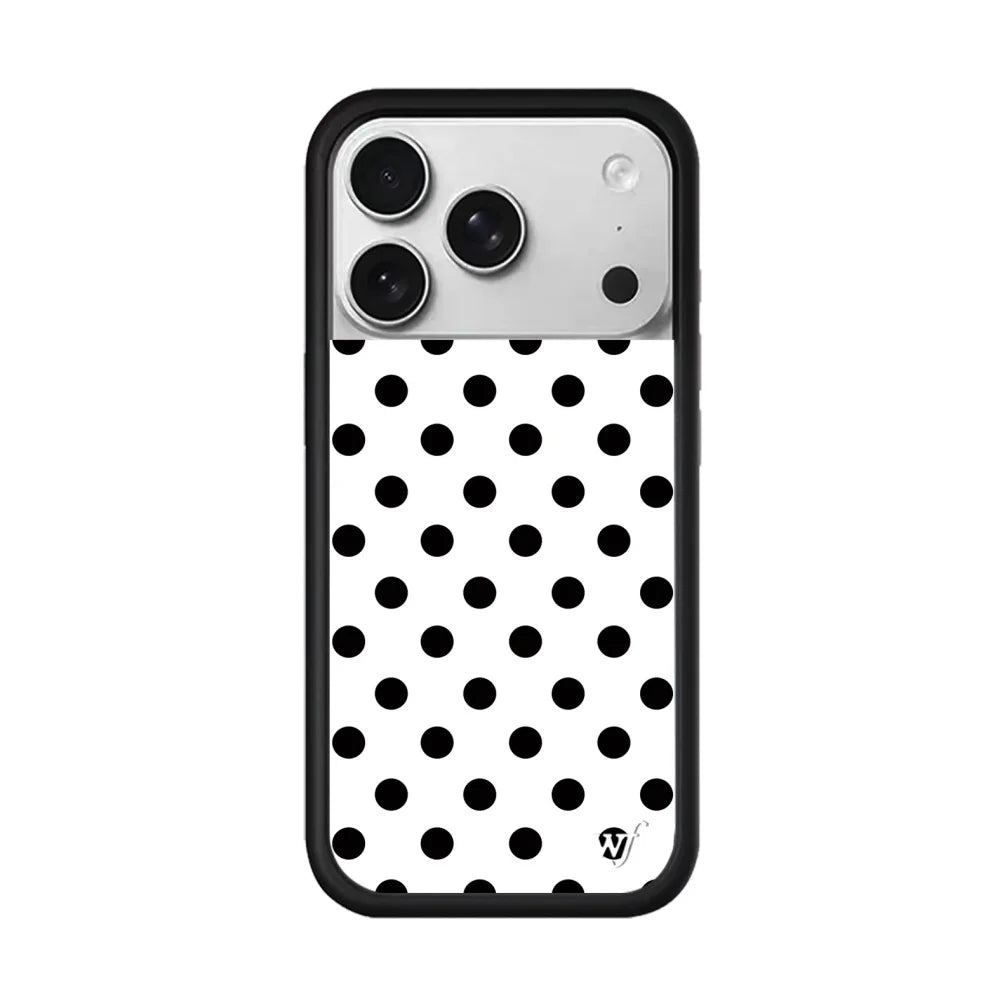 New Wildflower INS Cherry Polka Dot Phone Case For iPhone