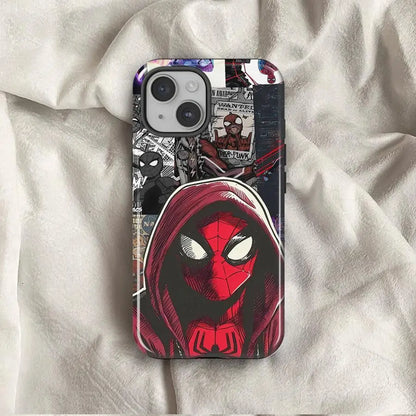Marvel Spiderman Deadpool Soft Cover Capa Phone Case For Apple iPhone