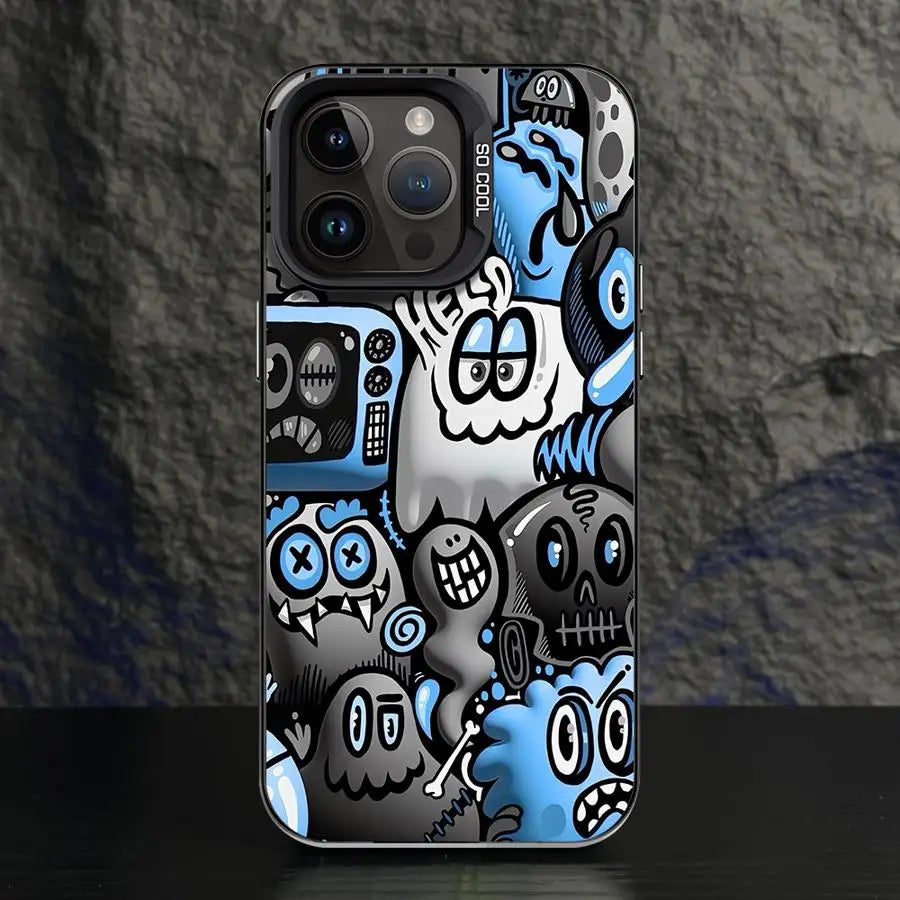 Super Cool Black Graffiti Phone Case