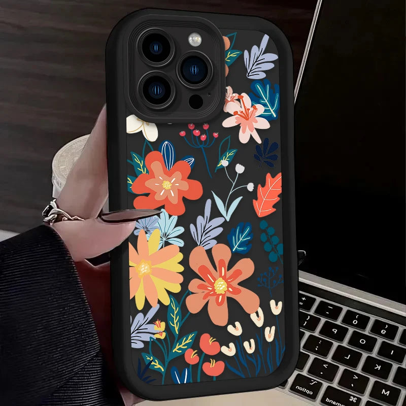 Art Colorful Flower Phone Case