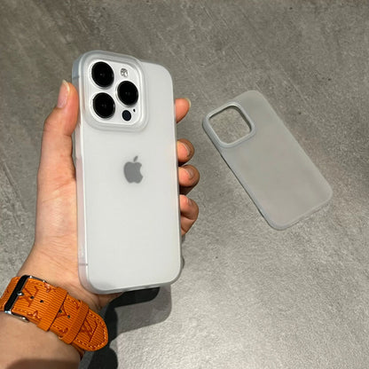 Luxury Matte Soft Silicone Phone Case For iPhone  Transparent Rubber Gel Shockproof Cover